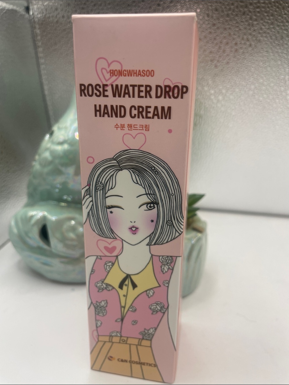 Rose Water Drop Hand Cream — Pink 000928